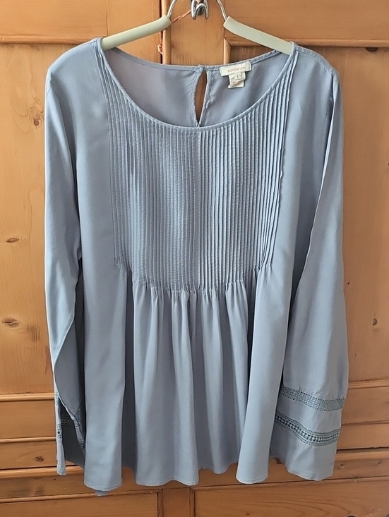 Sundance Tops - Sundance Rayon Bohemian Tunic Grey Size Large